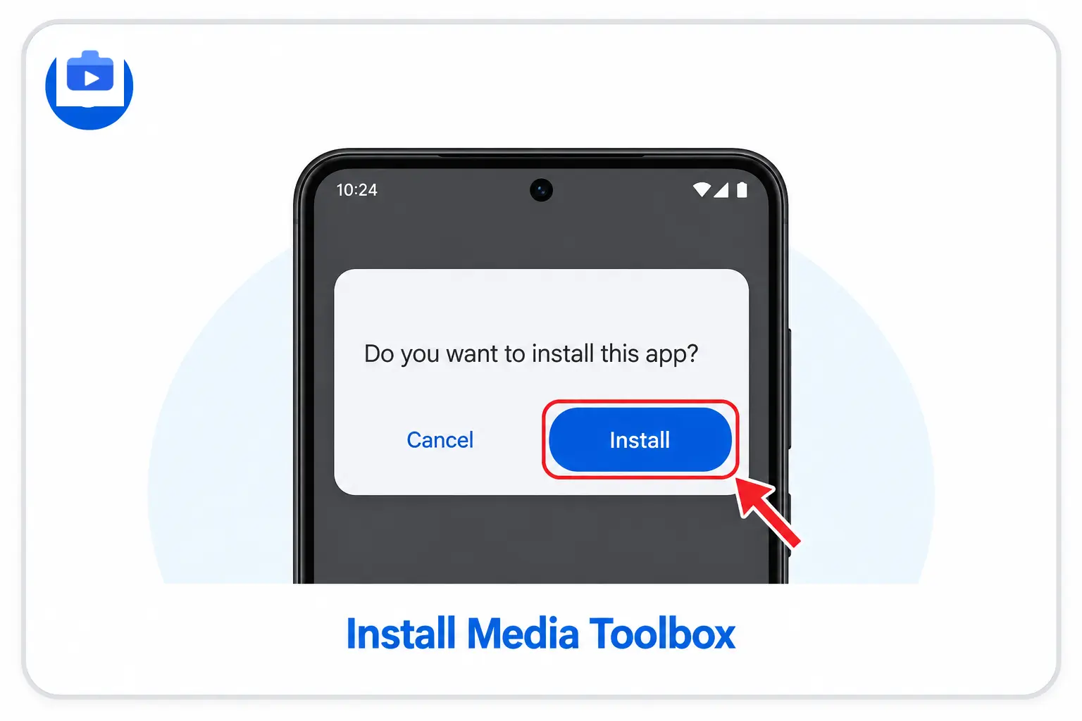 Android installation step 5 demonstration