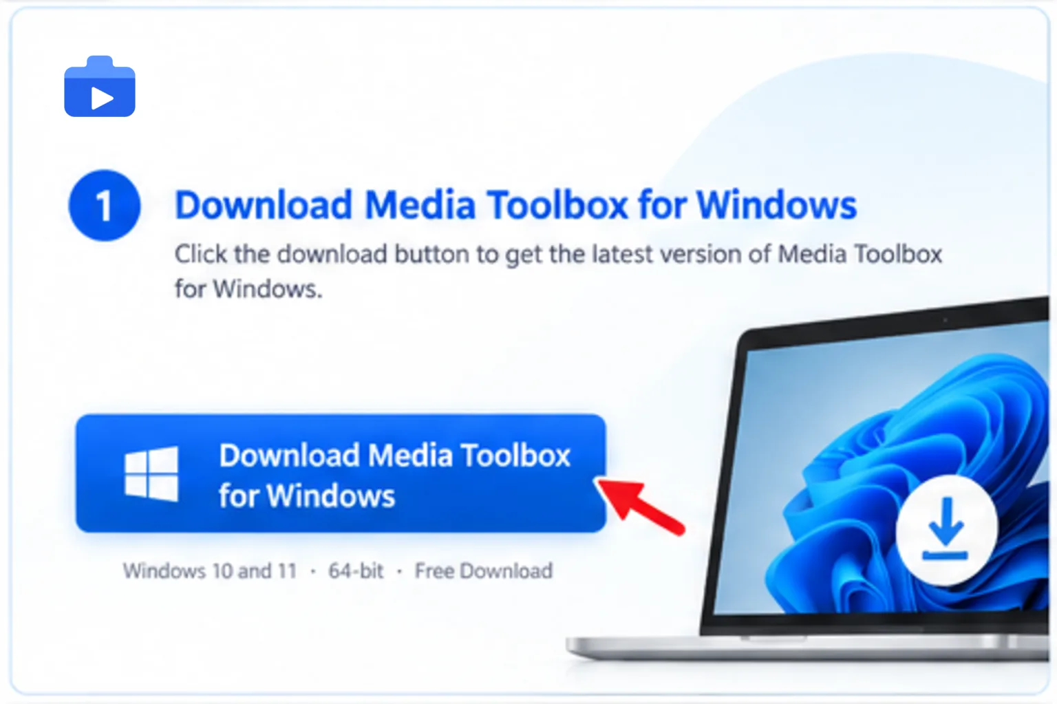 Windows installation step 1 demonstration